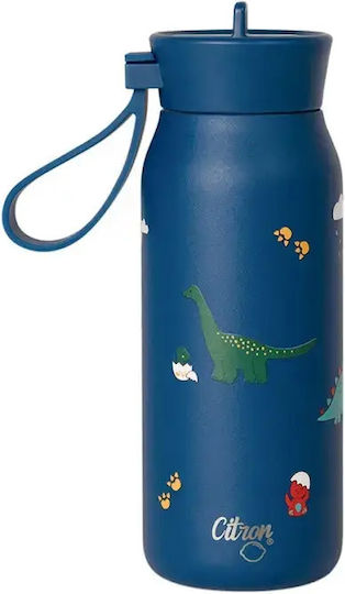 Citron Kids Water Bottle Dinosaur Blue 250ml