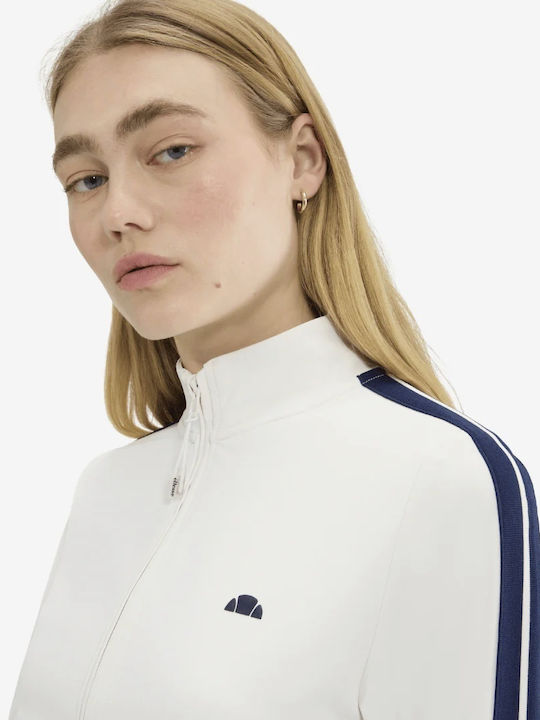 Γυναικεία Ζακέτα με Φερμουάρ Off White