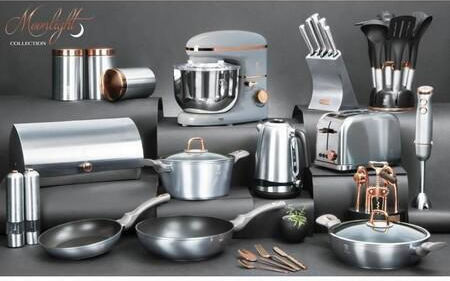 Berlinger Haus Set Vase de Gătit din Aluminiu cu Strat de Piatră 6 Piese