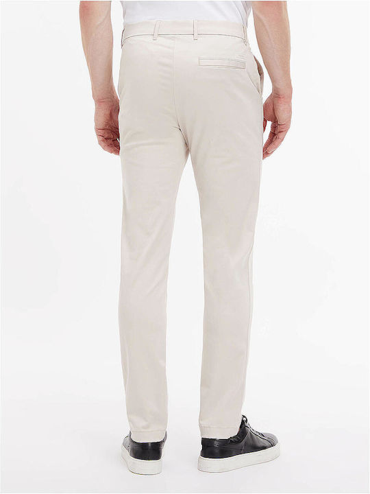Παντελόνι Chino Ελαστικό σε Slim Εφαρμογή Stony Beige
