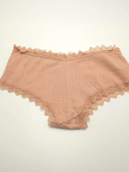 Cotton Women's Boxer with Lace Sapio Milo