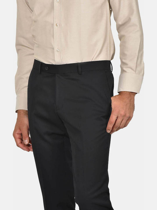 Winter Herrenanzug mit Schlanker Passform Schwarz
