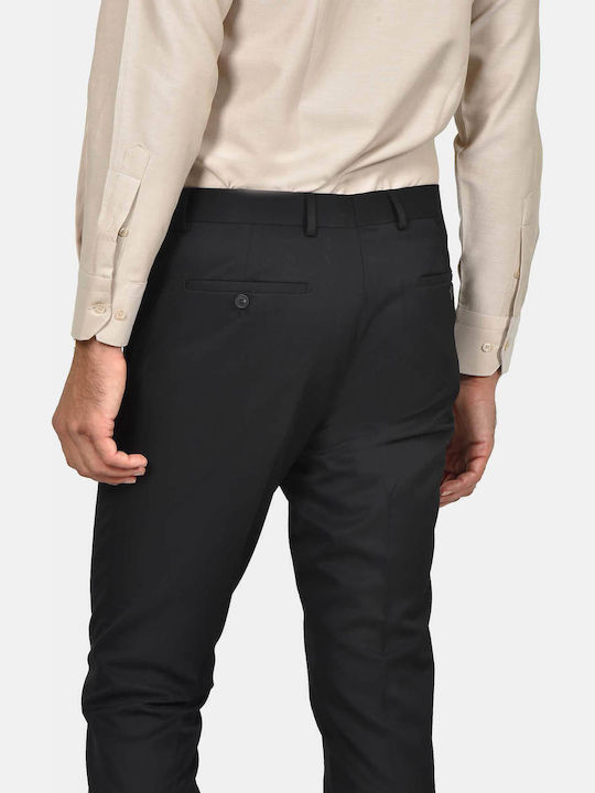 Winter Herrenanzug mit Schlanker Passform Schwarz