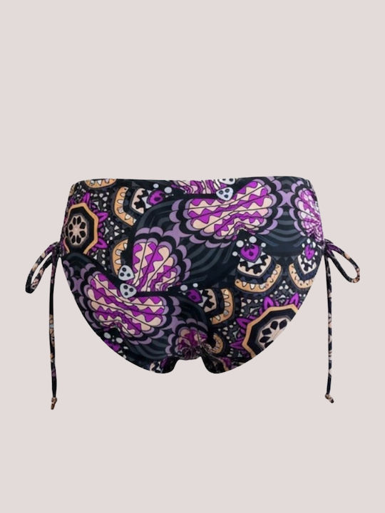 Bikini Set Push Up High Waist Black