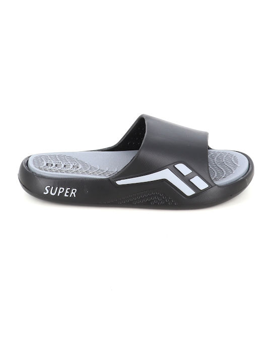Men's Black Slides 279/729-21/2_MAVRO