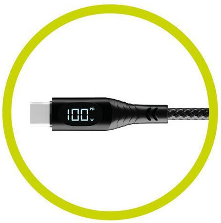 Mobile Origin USB 2.0 Cable USB-C male - USB-C 100W PD Μαύρο 1.5m