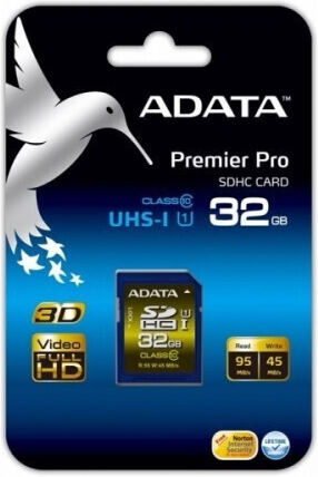 Adata Premier SDHC 32GB U1 UHS-I 30MB/s