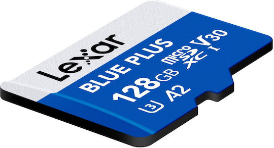 Lexar Plus SDXC 128GB Class 10 UHS-I με αντάπτορα