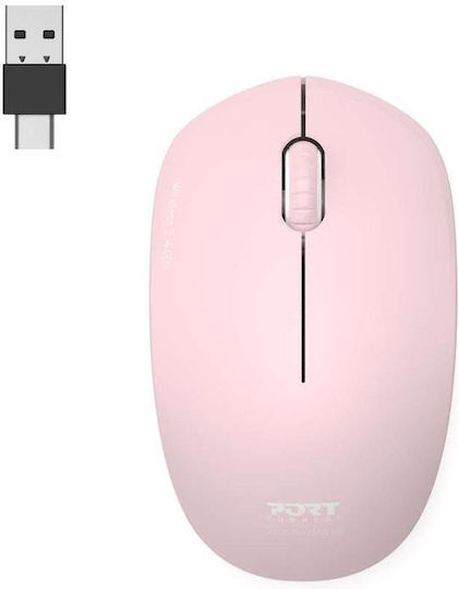Port Designs Kabellos Maus Rosa