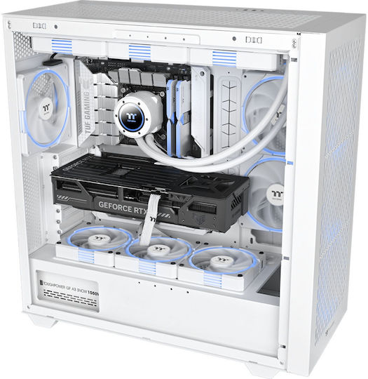 Thermaltake TS120 EX Case Fan (2000rpm / 56.01cfm) με RGB Φωτισμό και Σύνδεση 6-Pin 3τμχ Λευκό