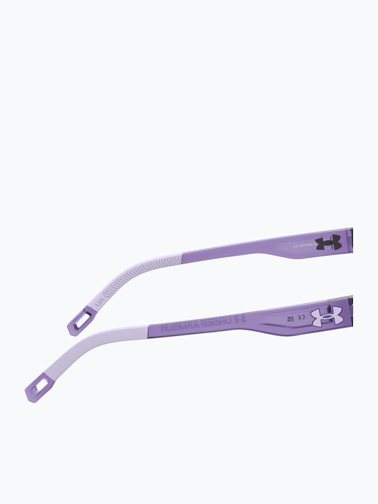 Under Armour Ανδρικά Γυαλιά Ηλίου με Μωβ Σκελετό και Μωβ Polarized Φακό 4490