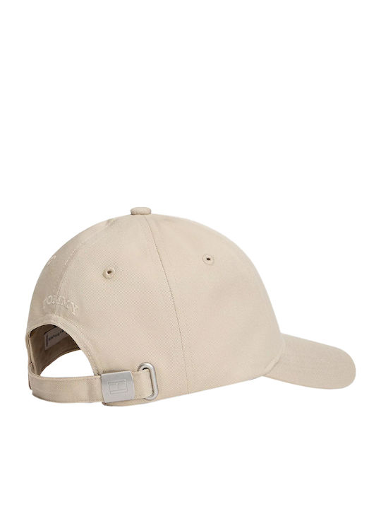 Tommy Hilfiger Παιδικό Καπέλο Jockey Υφασμάτινο Μπεζ