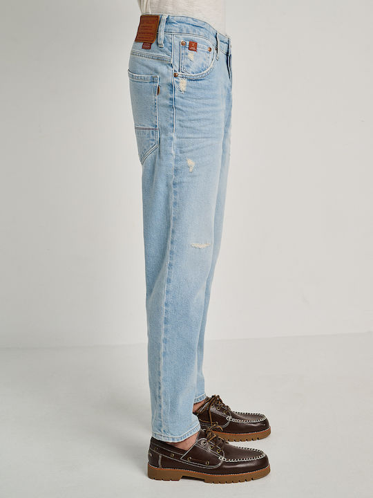 Herren Jeanshose mit Regulär Anwendung Hellblau