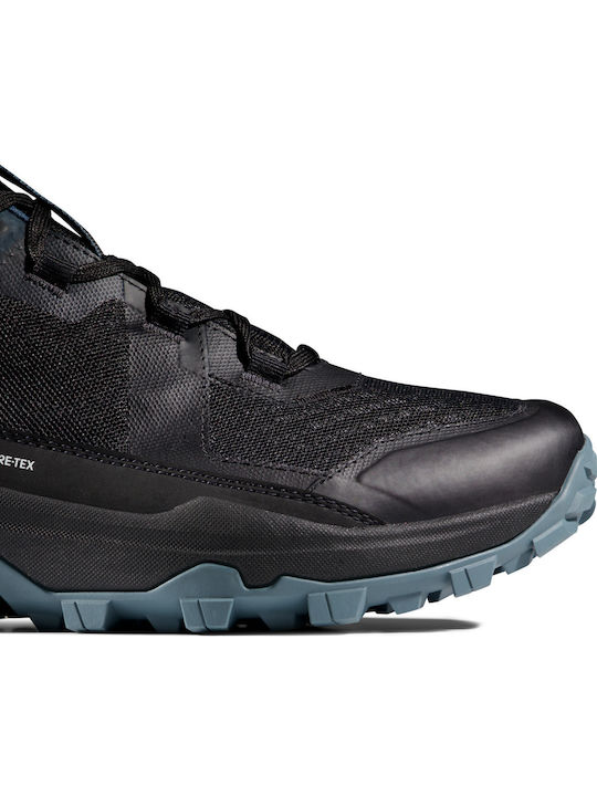 Mammut Men's Hiking Shoes Waterproof with Gore-Tex Membrane Black