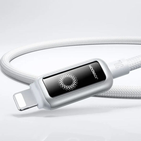 Joyroom S-A55 StarFlight USB-C zu Blitzkabel 30W Weiß 1,2m