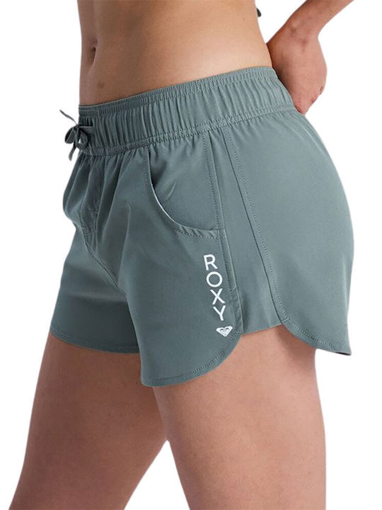Wave 2 Pantaloni Scurți Bikini Inferioare Talie Înaltă Verde Agave