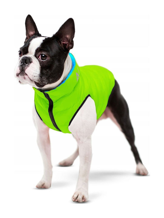 Doggy Dolly L 65 Wasserdicht Airyvest Doppelter Seite Offenes Grün + Blau