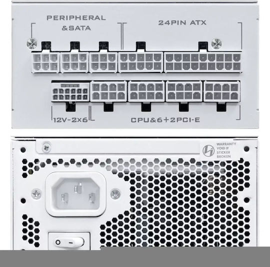 Lian Li SP1000P ATX3.1 1000W White Computer Power Supply Full Modular 80 Plus Platinum