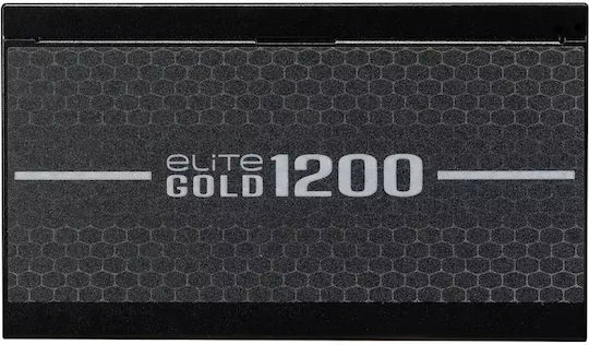 CoolerMaster Elite Gold 1200W Μαύρο Τροφοδοτικό Υπολογιστή Full Modular 80 Plus Gold
