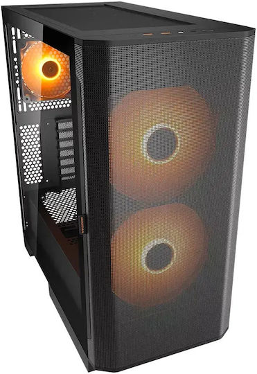 Cougar Airface FLO RGB Middle Tower Carcasă PC Neagră