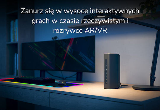 NetGear Nighthawk RS300 Ασύρματο Router Wi‑Fi 7 με 4 Θύρες 2.5 Gigabit
