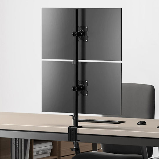 Onkron Βάση Γραφείου για 2 Οθόνες έως 34" (D208E-B)