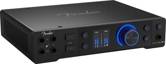 Fender Quantum HD 2 2777706608 Външна Професионална Звукова Карта с USB Свързване