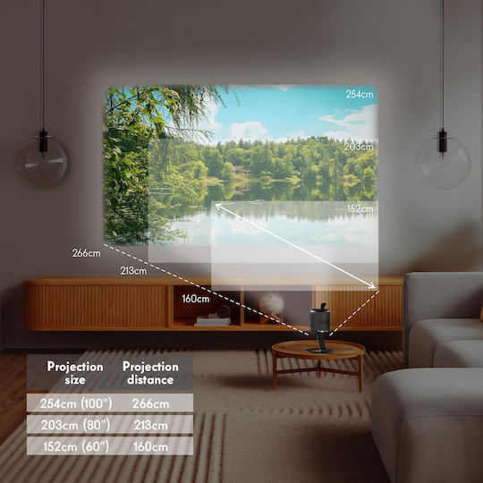 Thomson Vega PG35B Проектор DLP LED лампа с Wi-Fi и вградени високоговорители
