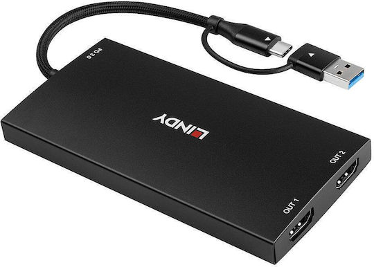 I O Converter Usb-c/a To Hdmi/43430 Lindy