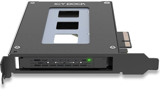 Αξεσουάρ Σκληρών Δίσκων Icydock 1x 2.5" U.2/u.3 Nvme To Pcie 5.0 Mcio Sff-ta
