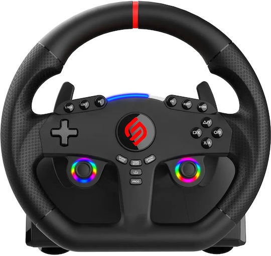 Subsonic 270 GT Τιμονιέρα με Πετάλια για PC / PS4 / Switch / Switch 2 / XBOX One / Xbox Series X/S