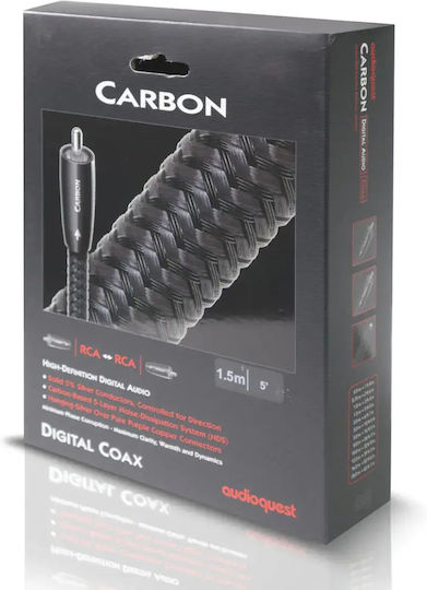 Audioquest Carbon Kabel RCA-Stecker - RCA-Stecker 1m