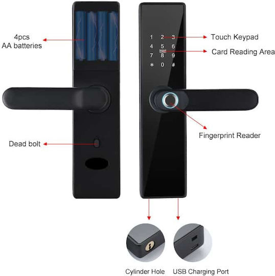 TTLOCK Electronic Lock with Bluetooth Connectivity