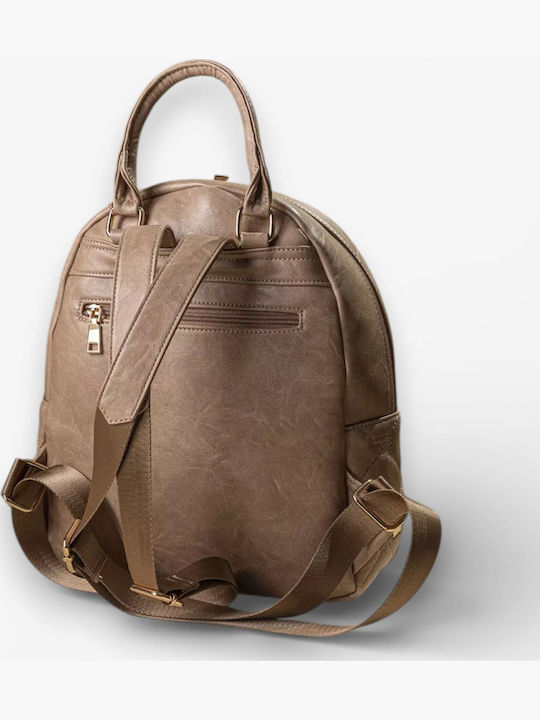 Damen Rucksack Beige
