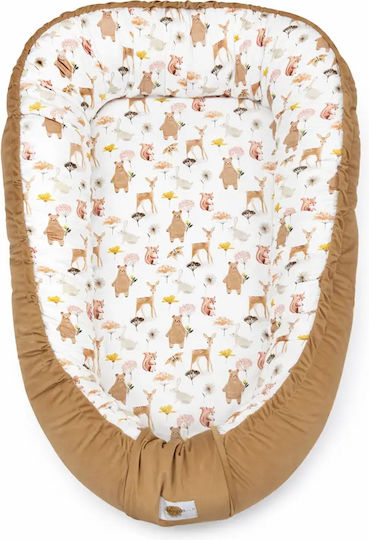 Baby Star Forest Friends Baby Nest Brown 70x110cm