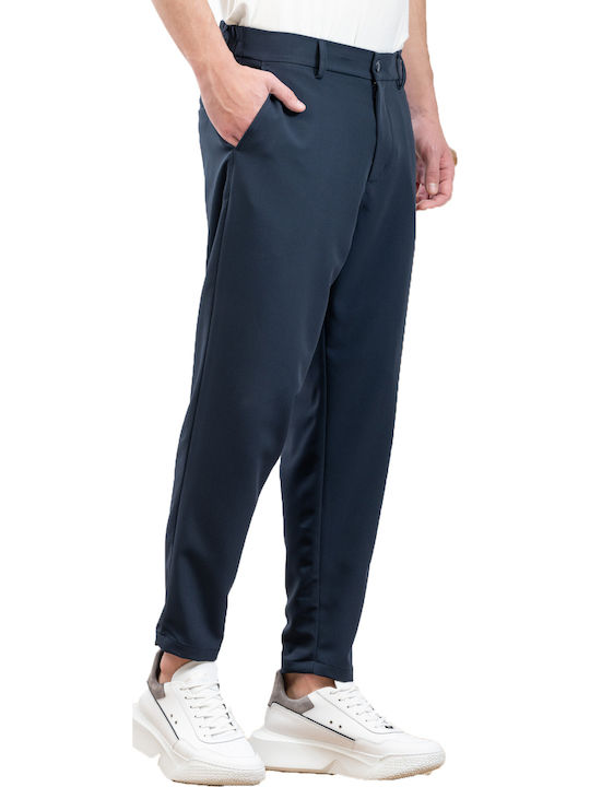 Hose in Lockere Passform blue
