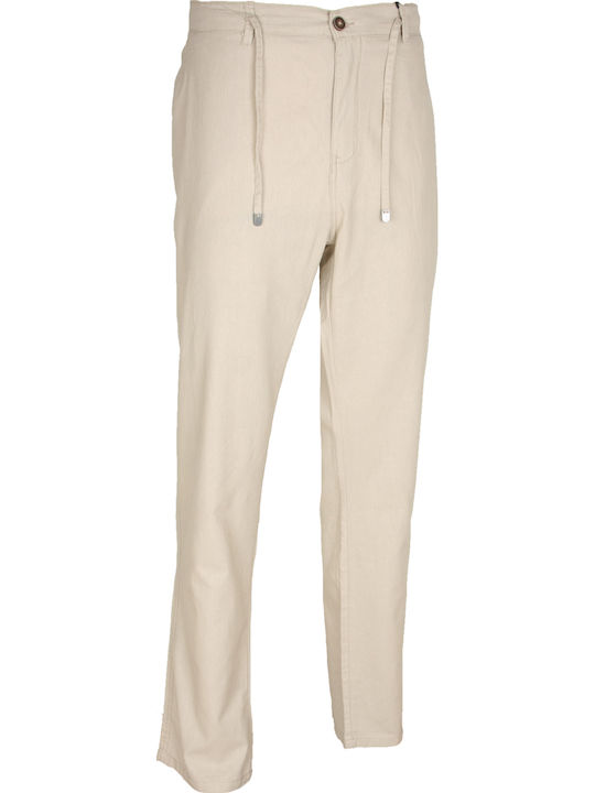 Παντελόνι Chino σε Loose Εφαρμογή Μπεζ