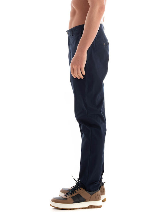 Παντελόνι Chino Ελαστικό Navy Μπλε