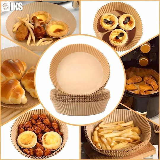 Hârtie De Copt Antiaderentă Pentru Air Fryer 25x25cm 25 Bucăți