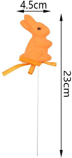 Set Decorative Stick Bunny 3 Pieces Styrofoam 23x4.5 cm