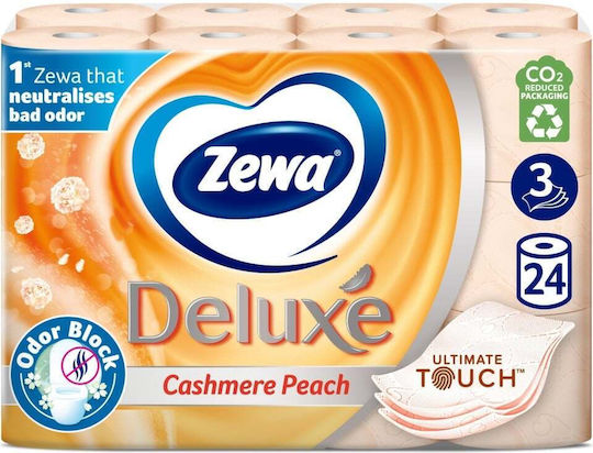Zewa Deluxe Hârtie Igienică 24 Role 3 Straturi