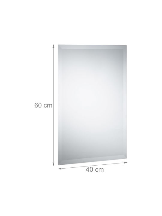 Relaxdays Wall Mirror 60x40cm