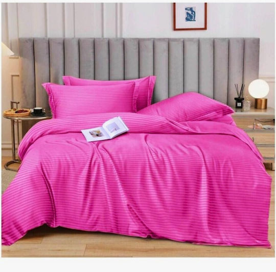Kotonia Home Σετ Μαξιλαροθήκες με Φάσα Magenta 70x70εκ.