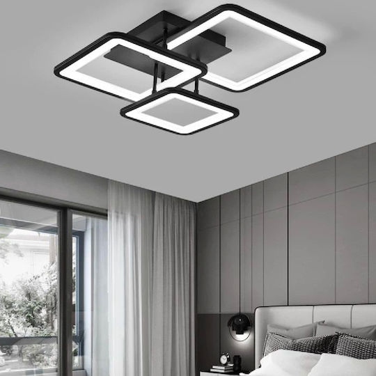 Alista Home Ceiling Light Black with Integrated LED and Remote Control