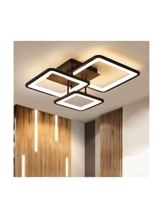 Alista Home Ceiling Light Black with Integrated LED and Remote Control