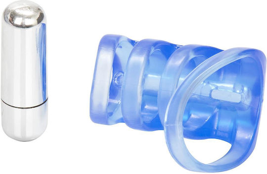 Calexotics Couple's Pleasure Cage Colivie pentru Penis Blue