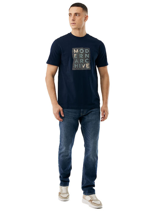 Herrenblusen T-Shirt Marine