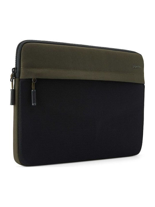 Pipetto Expand Sleeve Dark Green Macbook Pro 14/air 13.6