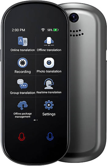 Avizar Ai Voice Foto Übersetzer 139 Sprachen Offline Funktion Kompakt Schwarz