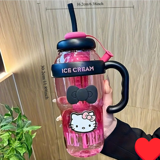 ShuShu Παιδικό Παγούρι Hello Kitty Φούξια